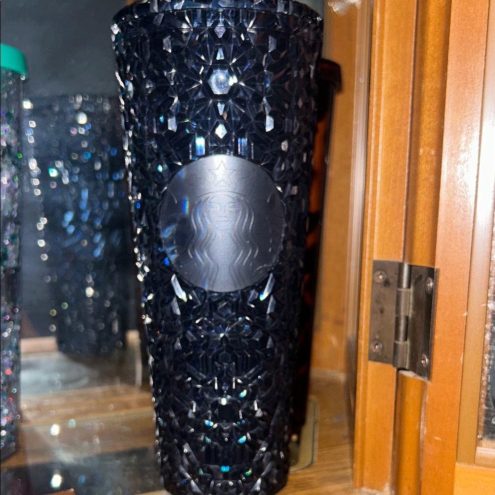 Starbucks Black and Blue Textured Tumbler Set